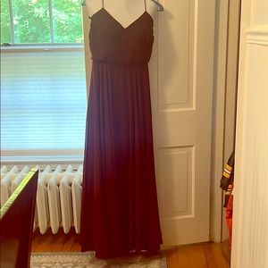 Jenny Yoo Inese Bridesmaid Dress in Hibiscus